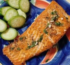 Pan-Sered Salmon Butter Lime Sauce