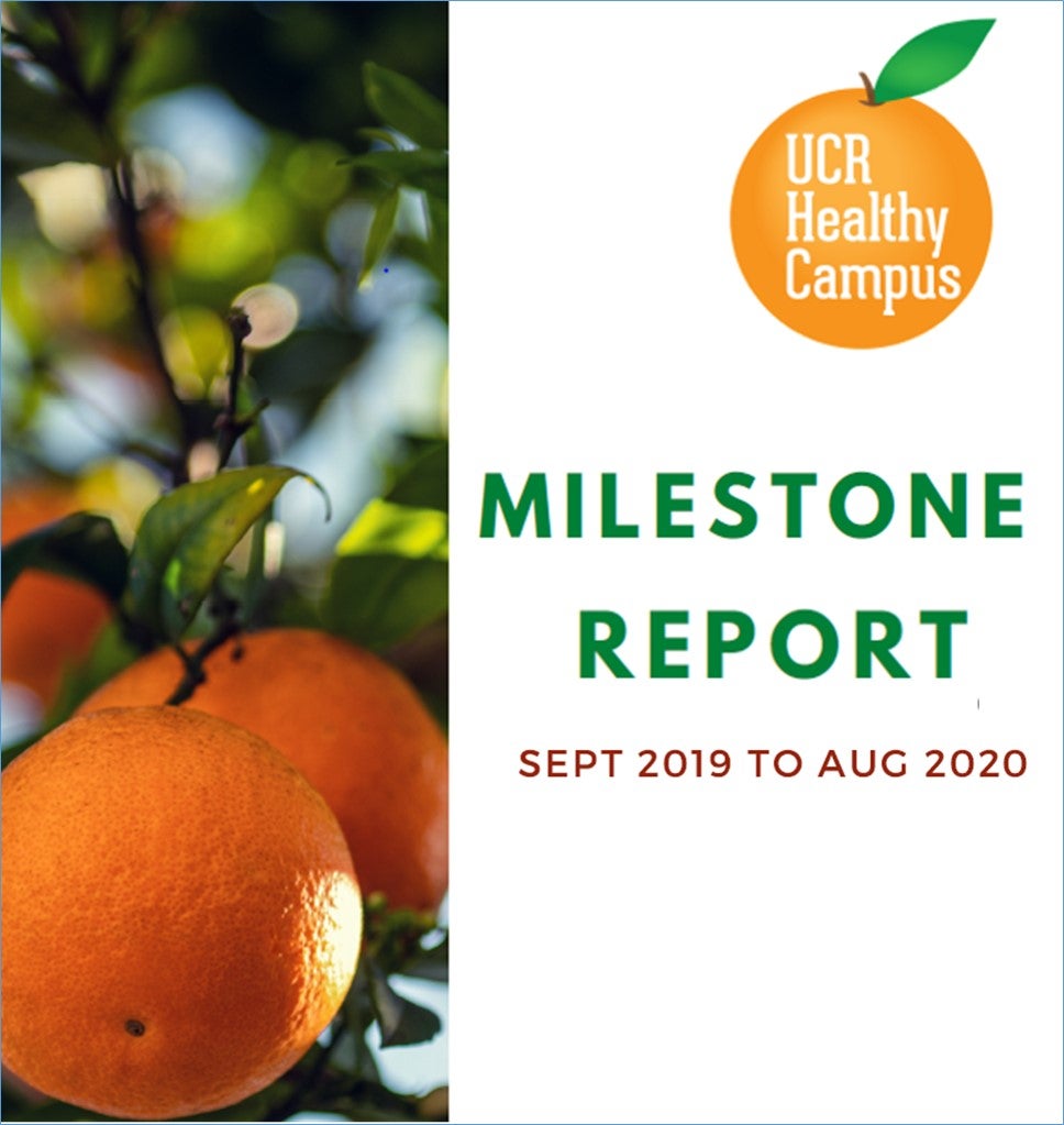 Healthy Campus Milestone Rport: August 20 - September 20