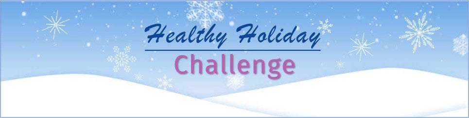 Healthy Holiday Challenge banner