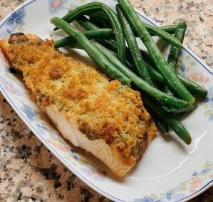 Pesto Crusted Salmon