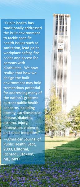 Healthy Campus - Built Environment quote