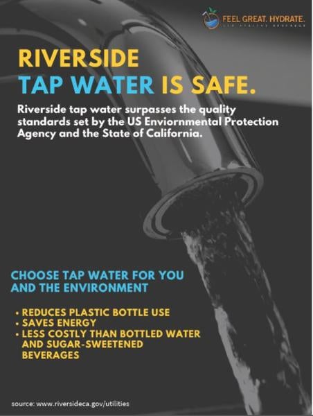 Riverside Tap Water is Safe 