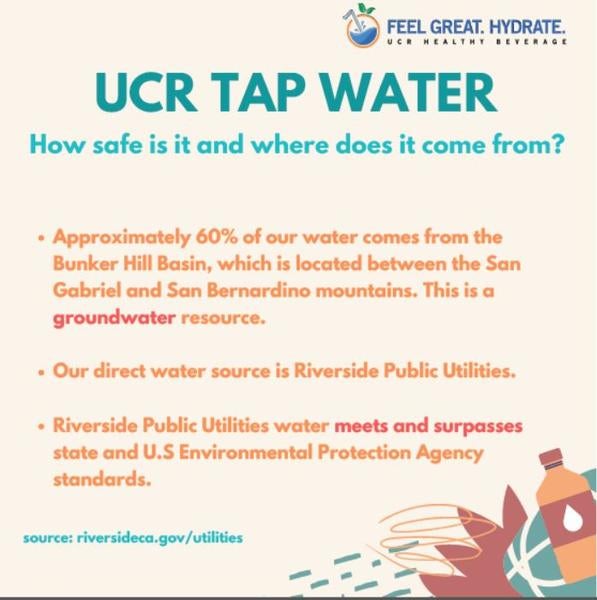 UCR Tap Water How Safe Is It