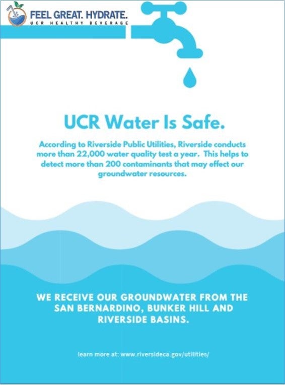 UCR Water is Safe